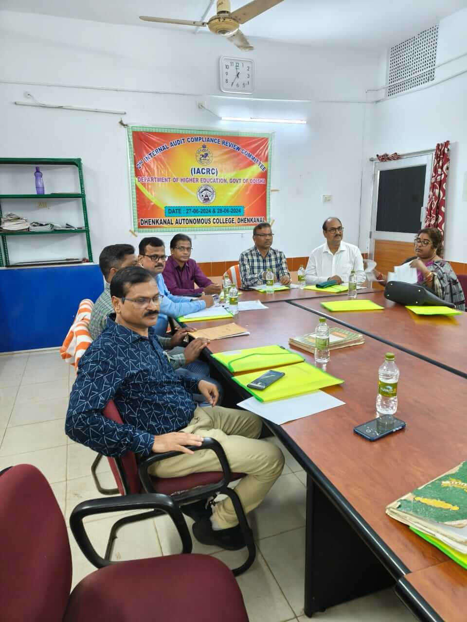 IACRC meeting in Dhenkanal autonomous college, participation of Principal and Team